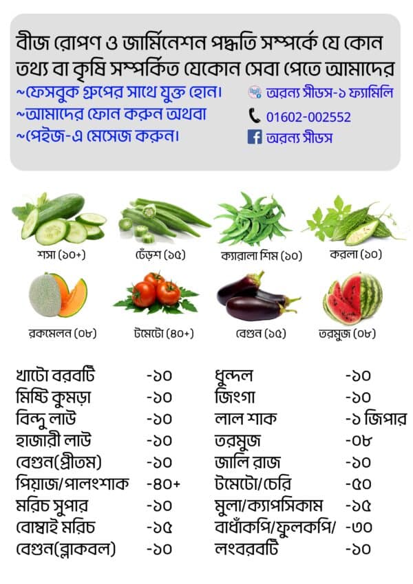 Combo 22 Seeds Pack